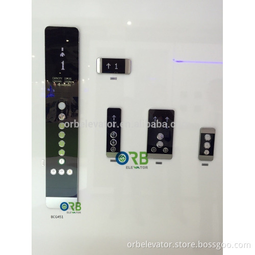 HIP COP Elevator glass car operation panel, hall panel LOP, button panel